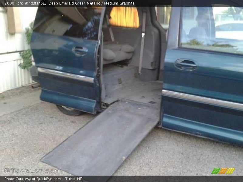 Deep Emerald Green Metallic / Medium Graphite 2000 Ford Windstar SE