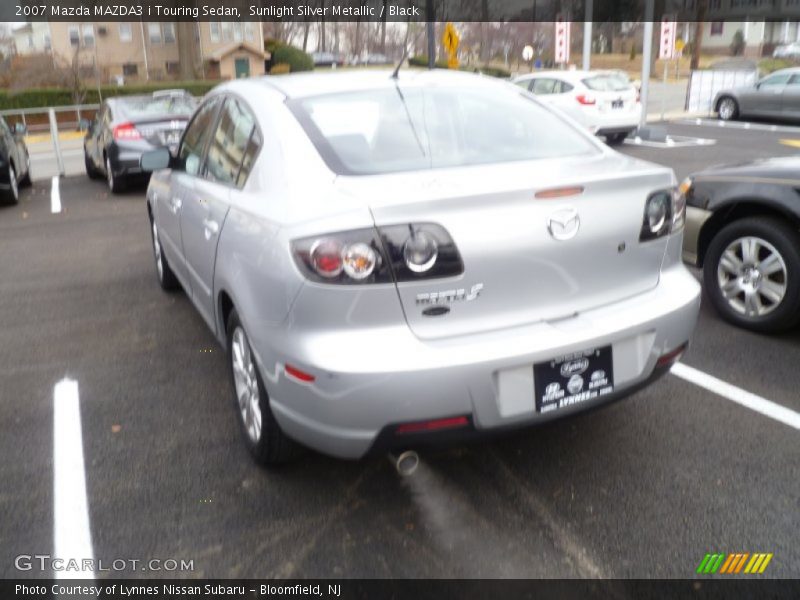 Sunlight Silver Metallic / Black 2007 Mazda MAZDA3 i Touring Sedan