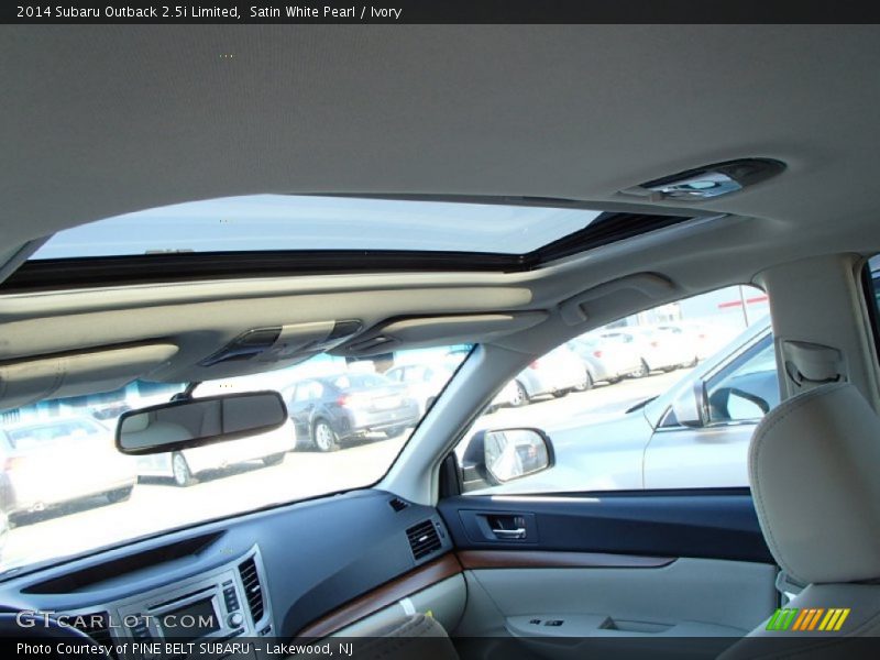 Satin White Pearl / Ivory 2014 Subaru Outback 2.5i Limited
