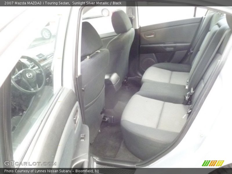 Sunlight Silver Metallic / Black 2007 Mazda MAZDA3 i Touring Sedan
