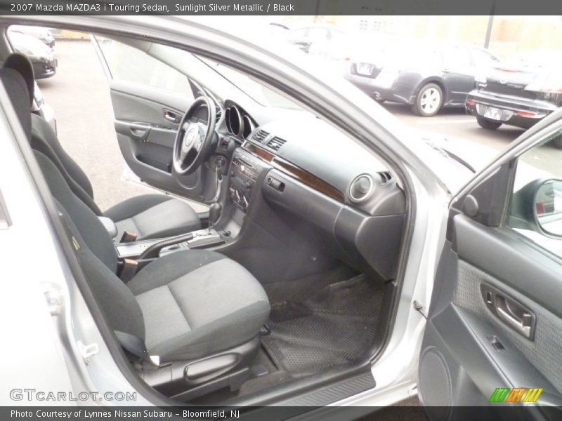 Sunlight Silver Metallic / Black 2007 Mazda MAZDA3 i Touring Sedan