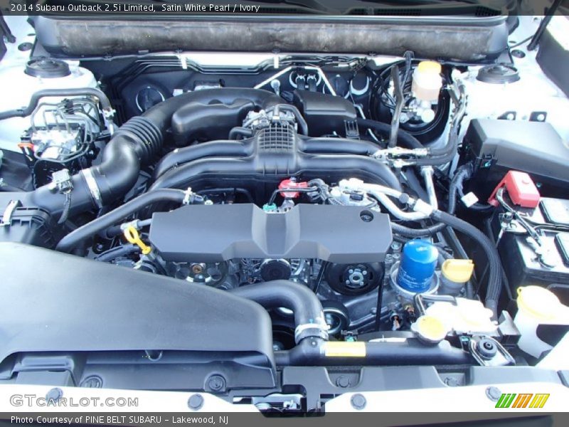 Satin White Pearl / Ivory 2014 Subaru Outback 2.5i Limited