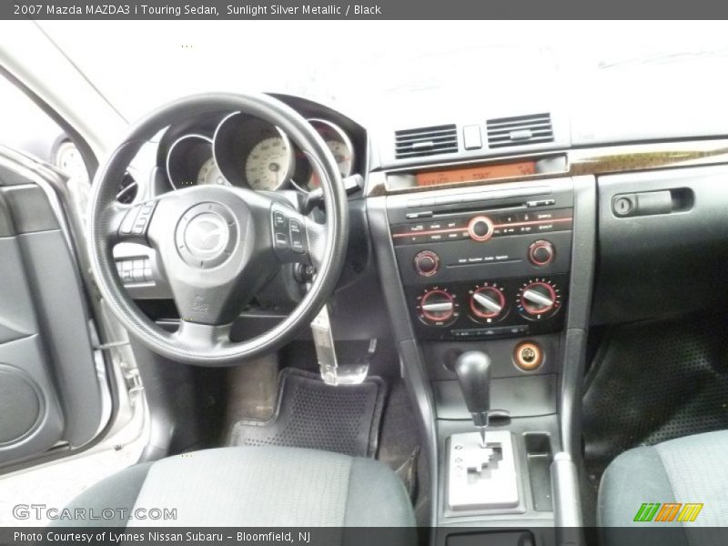 Sunlight Silver Metallic / Black 2007 Mazda MAZDA3 i Touring Sedan