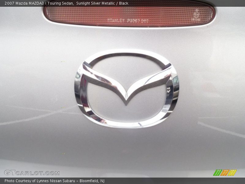 Sunlight Silver Metallic / Black 2007 Mazda MAZDA3 i Touring Sedan