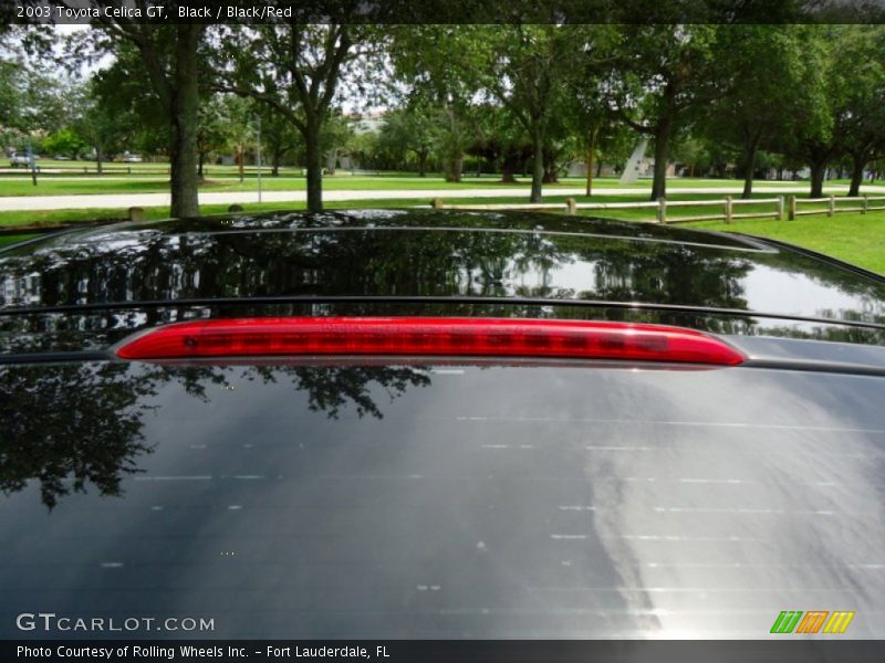 Black / Black/Red 2003 Toyota Celica GT