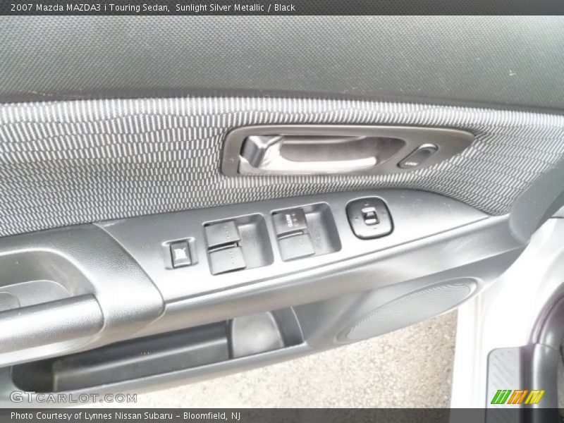 Sunlight Silver Metallic / Black 2007 Mazda MAZDA3 i Touring Sedan