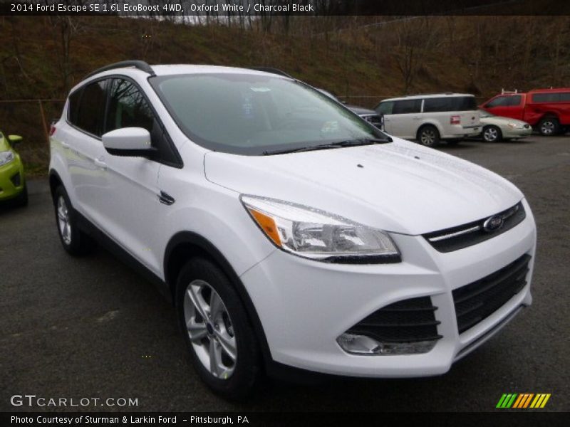 Oxford White / Charcoal Black 2014 Ford Escape SE 1.6L EcoBoost 4WD