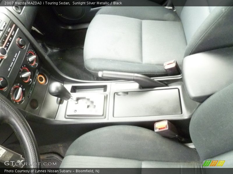 Sunlight Silver Metallic / Black 2007 Mazda MAZDA3 i Touring Sedan