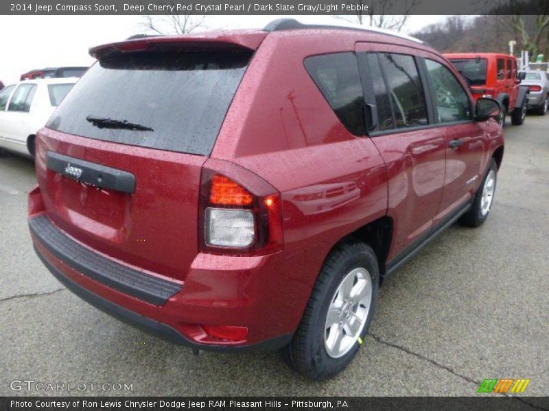 Deep Cherry Red Crystal Pearl / Dark Slate Gray/Light Pebble 2014 Jeep Compass Sport