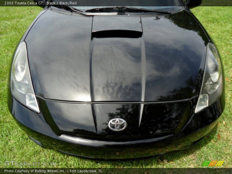 Black / Black/Red 2003 Toyota Celica GT