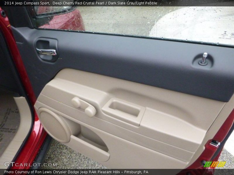 Deep Cherry Red Crystal Pearl / Dark Slate Gray/Light Pebble 2014 Jeep Compass Sport