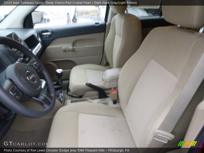 Deep Cherry Red Crystal Pearl / Dark Slate Gray/Light Pebble 2014 Jeep Compass Sport