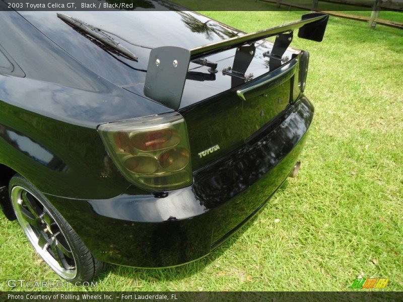 Black / Black/Red 2003 Toyota Celica GT