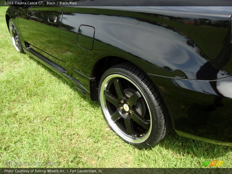 Black / Black/Red 2003 Toyota Celica GT