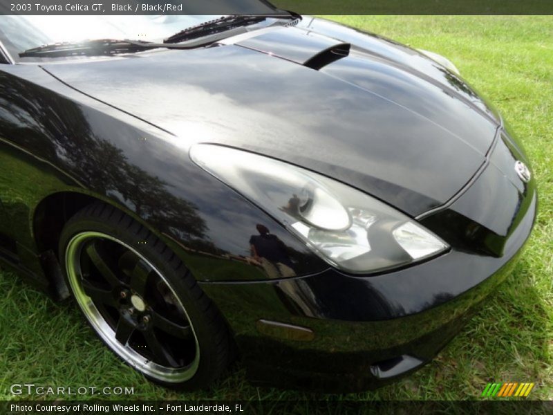 Black / Black/Red 2003 Toyota Celica GT