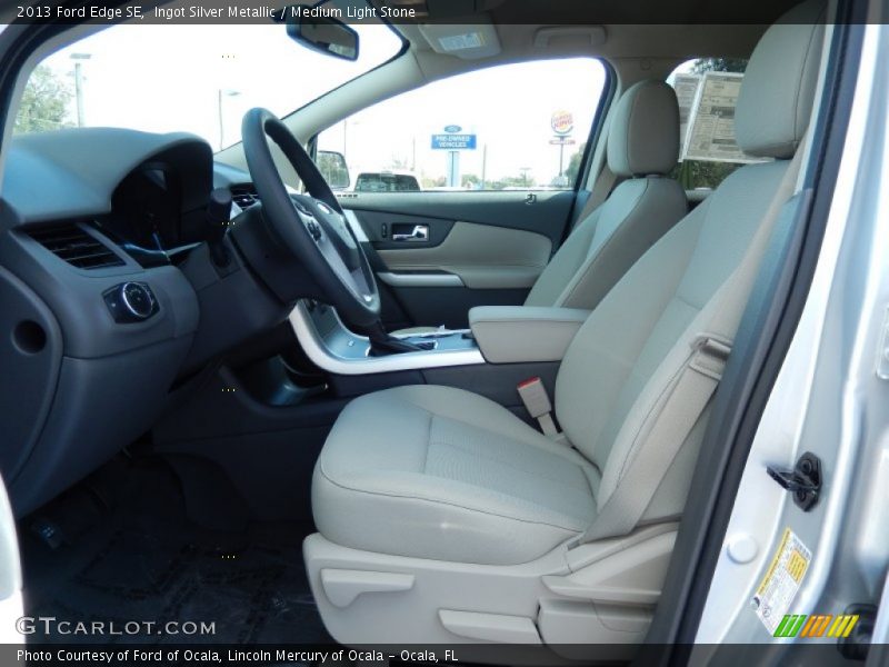 Ingot Silver Metallic / Medium Light Stone 2013 Ford Edge SE