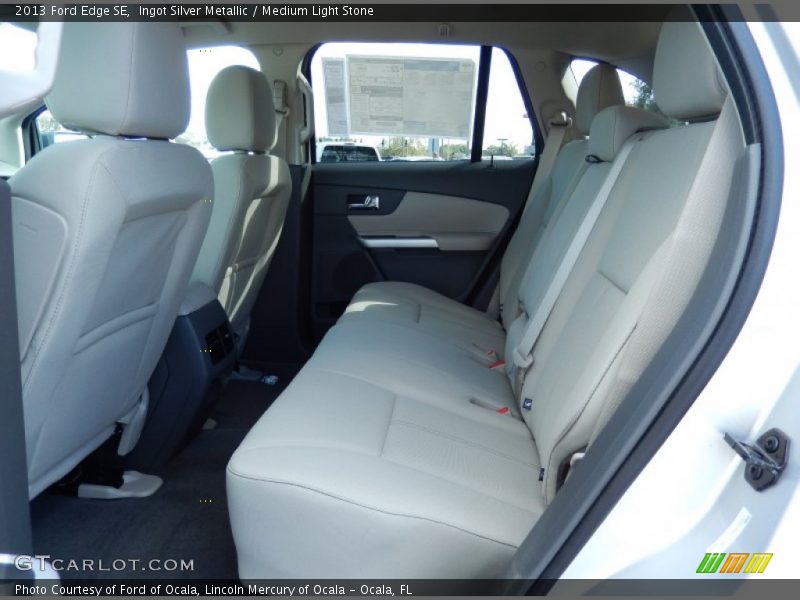 Ingot Silver Metallic / Medium Light Stone 2013 Ford Edge SE