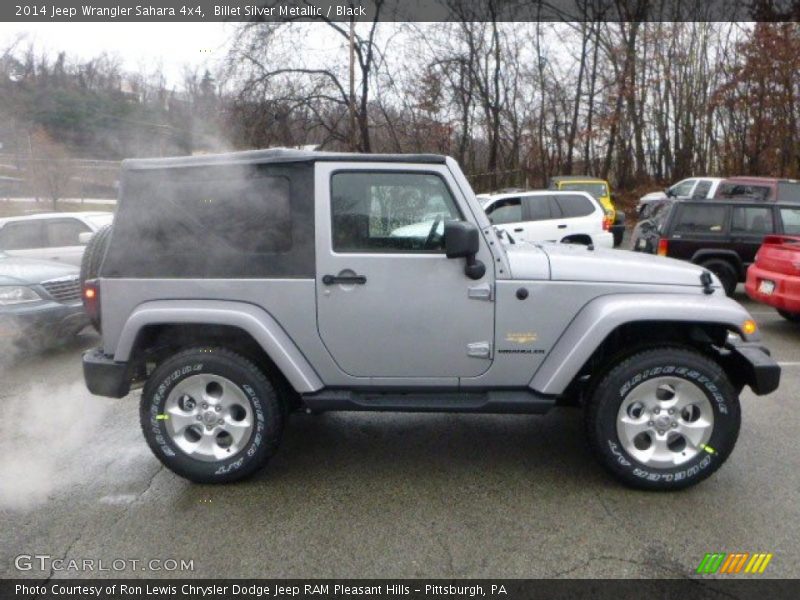 Billet Silver Metallic / Black 2014 Jeep Wrangler Sahara 4x4