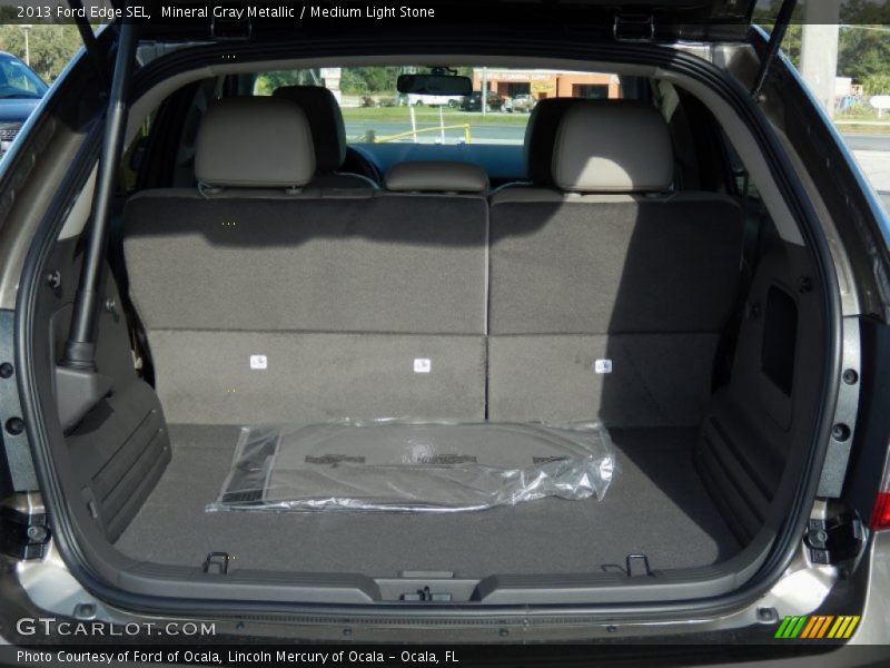 Mineral Gray Metallic / Medium Light Stone 2013 Ford Edge SEL