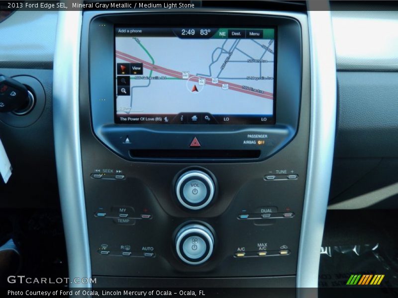 Mineral Gray Metallic / Medium Light Stone 2013 Ford Edge SEL