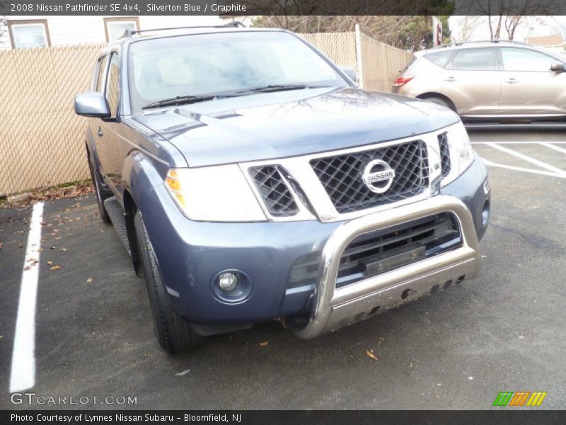 Silverton Blue / Graphite 2008 Nissan Pathfinder SE 4x4