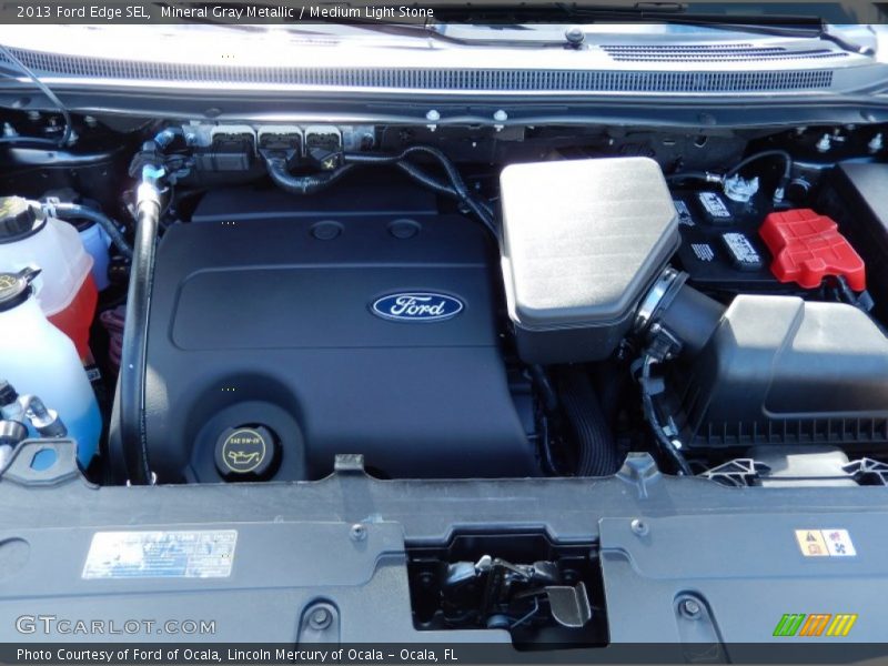 Mineral Gray Metallic / Medium Light Stone 2013 Ford Edge SEL