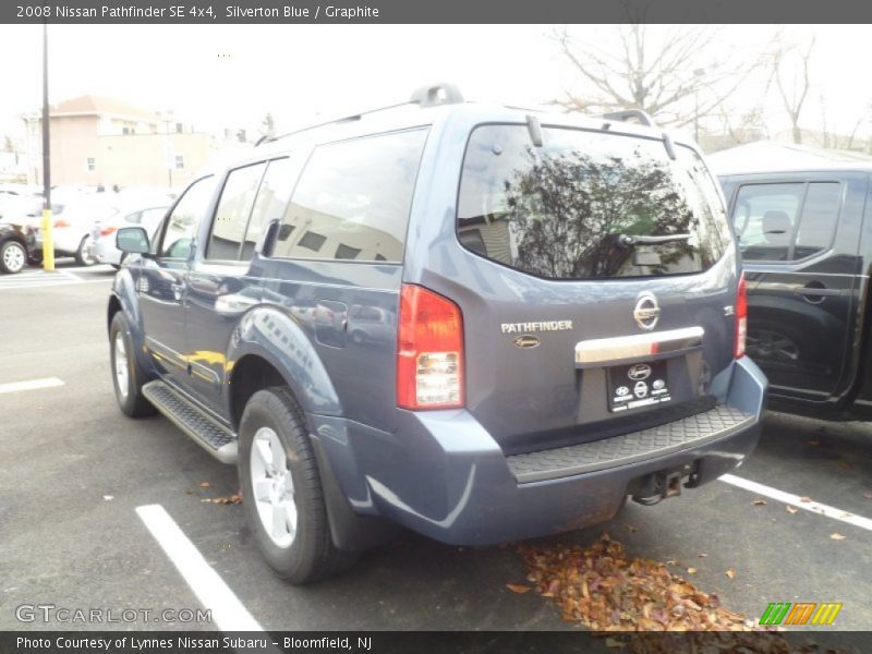 Silverton Blue / Graphite 2008 Nissan Pathfinder SE 4x4