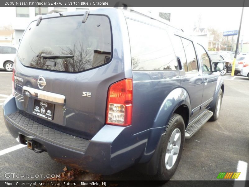 Silverton Blue / Graphite 2008 Nissan Pathfinder SE 4x4