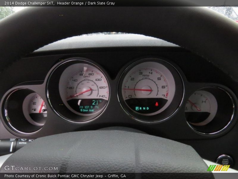  2014 Challenger SXT SXT Gauges