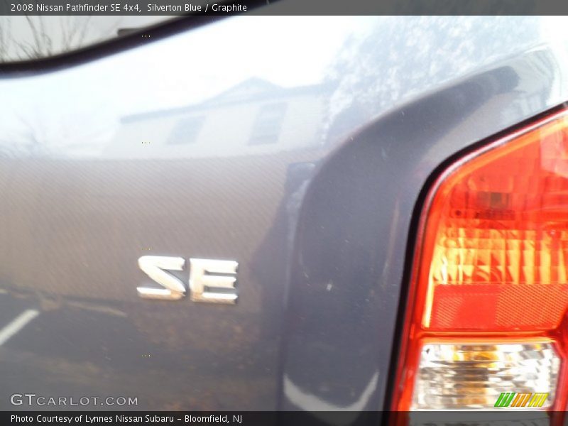 Silverton Blue / Graphite 2008 Nissan Pathfinder SE 4x4