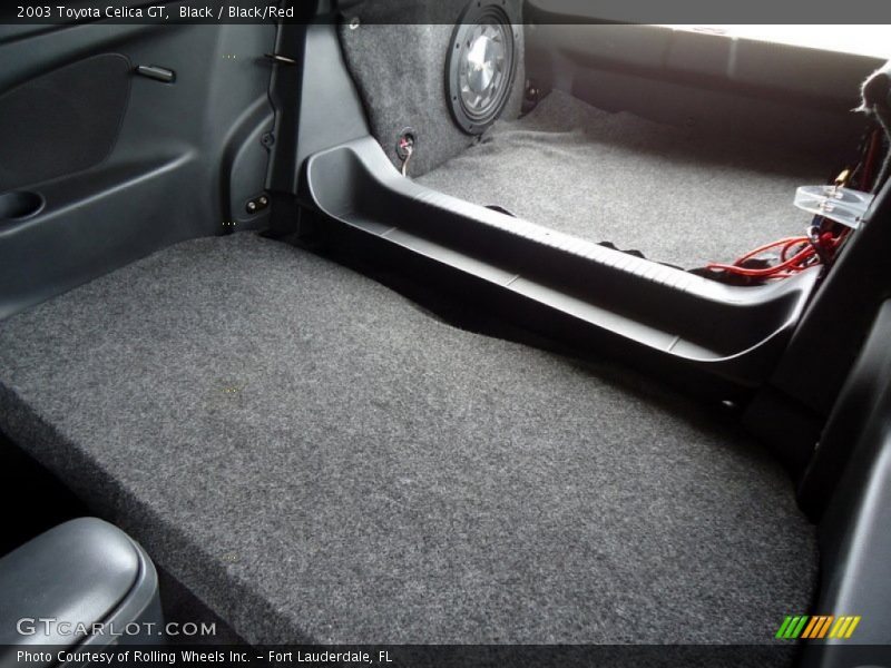 Black / Black/Red 2003 Toyota Celica GT
