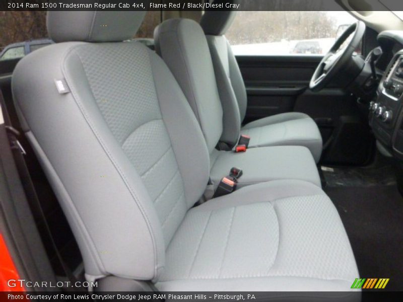 Flame Red / Black/Diesel Gray 2014 Ram 1500 Tradesman Regular Cab 4x4