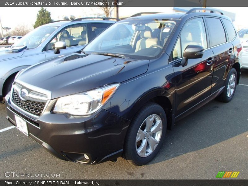 Dark Gray Metallic / Platinum 2014 Subaru Forester 2.5i Touring