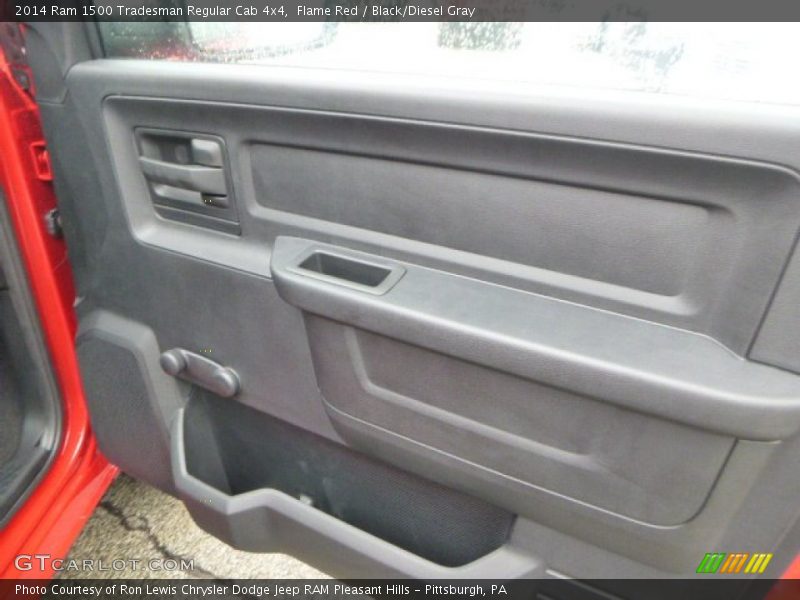 Flame Red / Black/Diesel Gray 2014 Ram 1500 Tradesman Regular Cab 4x4