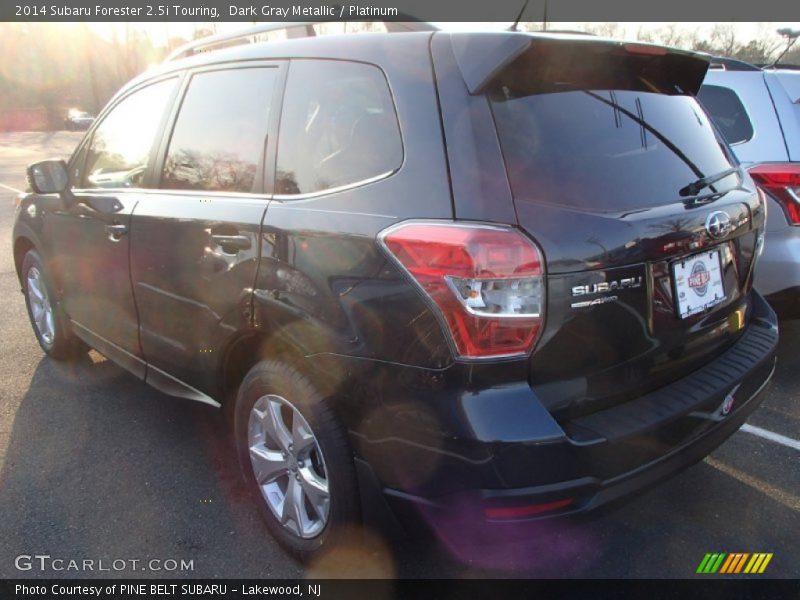 Dark Gray Metallic / Platinum 2014 Subaru Forester 2.5i Touring