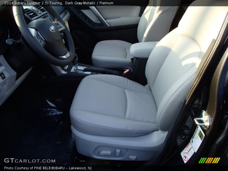 Dark Gray Metallic / Platinum 2014 Subaru Forester 2.5i Touring