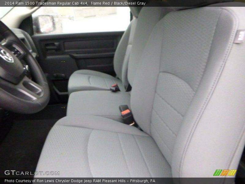 Flame Red / Black/Diesel Gray 2014 Ram 1500 Tradesman Regular Cab 4x4