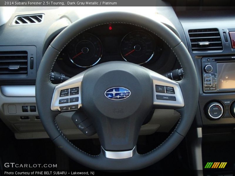 Dark Gray Metallic / Platinum 2014 Subaru Forester 2.5i Touring