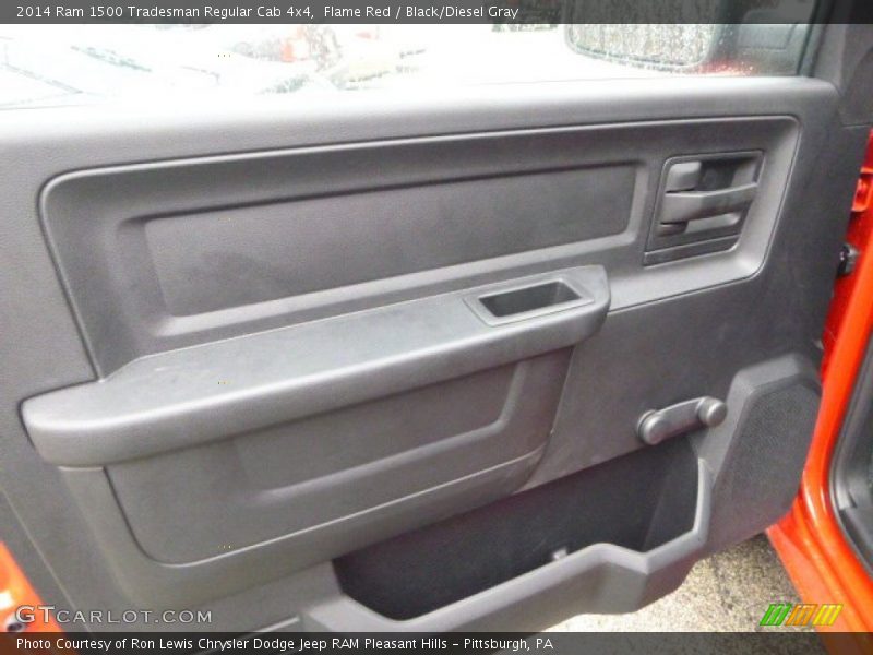 Flame Red / Black/Diesel Gray 2014 Ram 1500 Tradesman Regular Cab 4x4