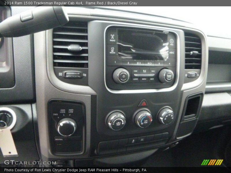 Flame Red / Black/Diesel Gray 2014 Ram 1500 Tradesman Regular Cab 4x4