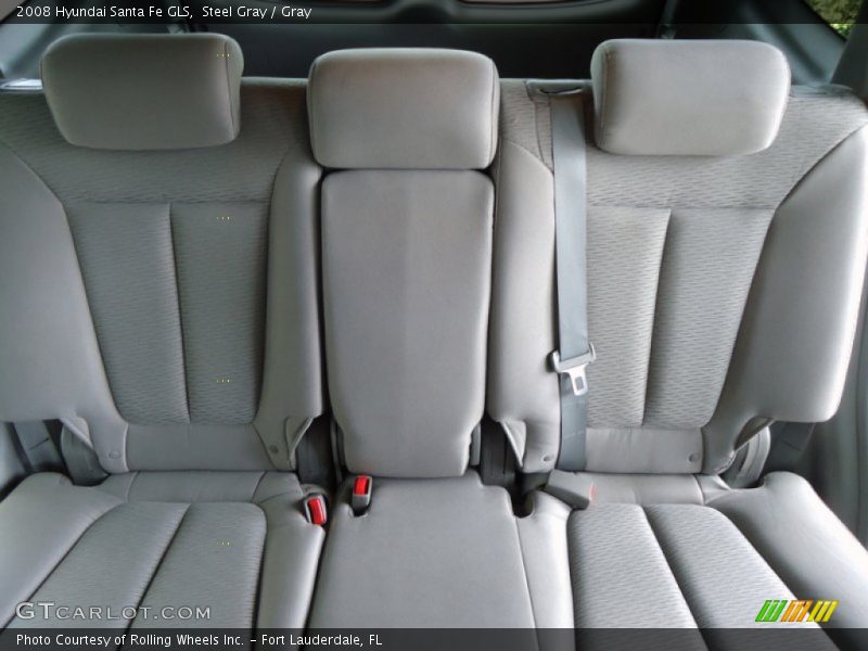 Steel Gray / Gray 2008 Hyundai Santa Fe GLS