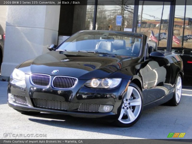 Jet Black / Black 2009 BMW 3 Series 335i Convertible