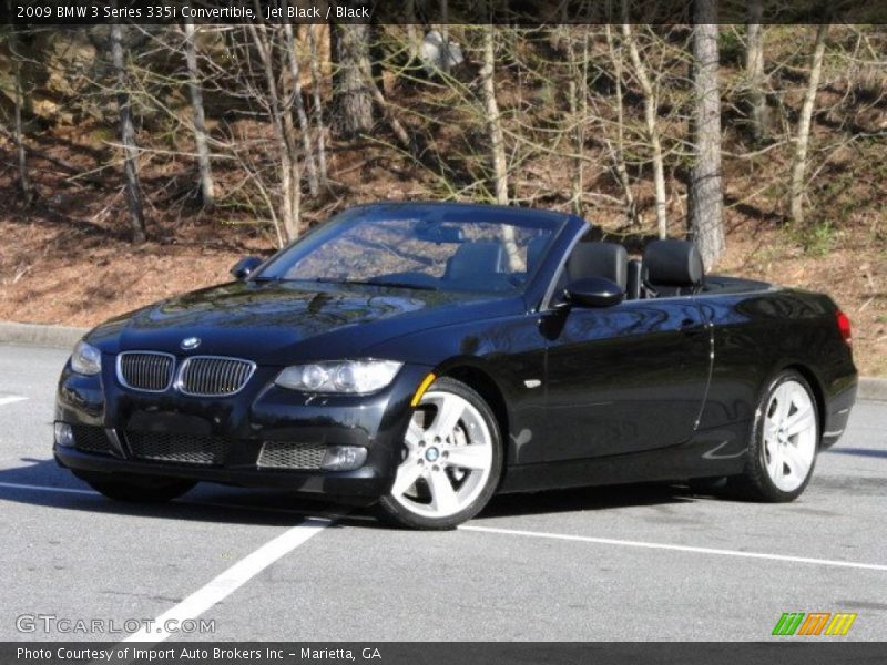 Front 3/4 View of 2009 3 Series 335i Convertible