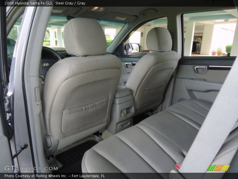 Steel Gray / Gray 2008 Hyundai Santa Fe GLS
