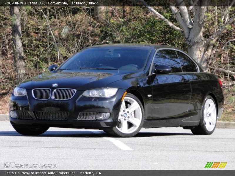 Jet Black / Black 2009 BMW 3 Series 335i Convertible