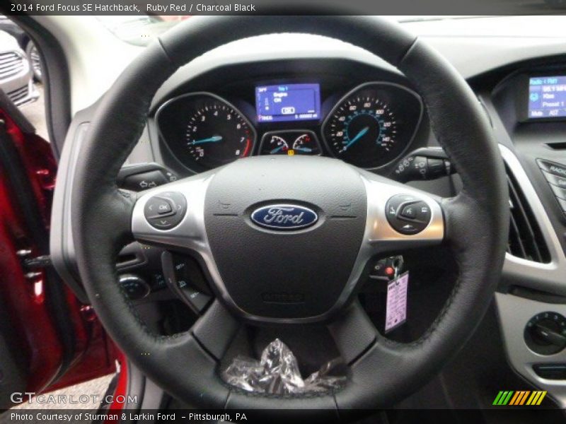 Ruby Red / Charcoal Black 2014 Ford Focus SE Hatchback