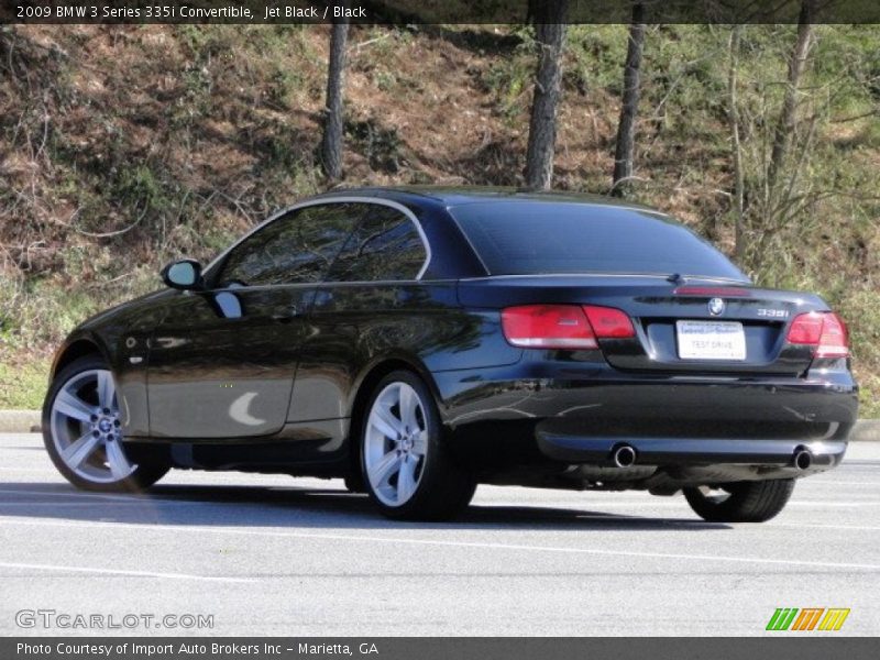 Jet Black / Black 2009 BMW 3 Series 335i Convertible