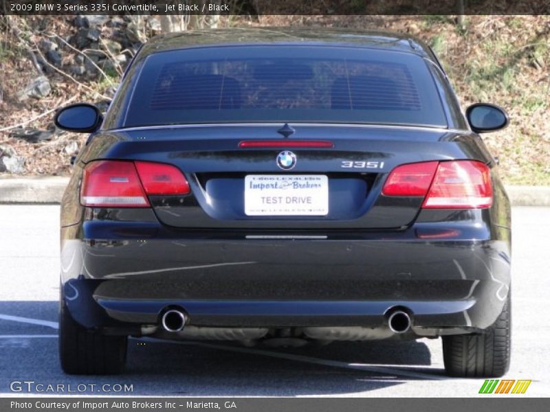 Jet Black / Black 2009 BMW 3 Series 335i Convertible