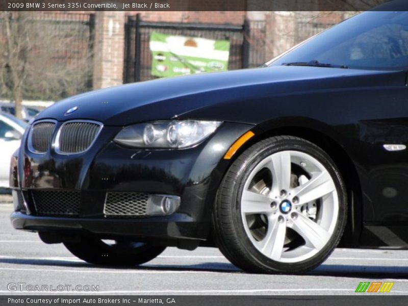 Jet Black / Black 2009 BMW 3 Series 335i Convertible