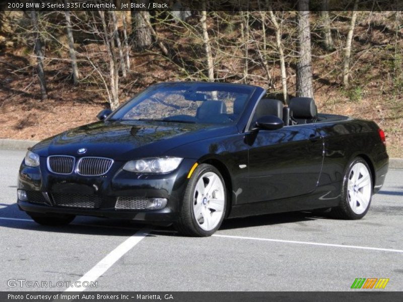 Jet Black / Black 2009 BMW 3 Series 335i Convertible